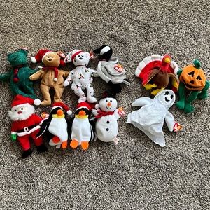 Holiday Ty Beanie Babies bundle